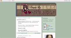 Desktop Screenshot of hilmarose.blogspot.com