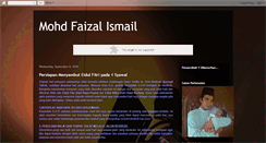 Desktop Screenshot of mohdfaizal87.blogspot.com