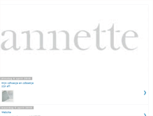 Tablet Screenshot of annetteariese.blogspot.com