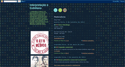 Desktop Screenshot of interpretacaoecotidiano.blogspot.com