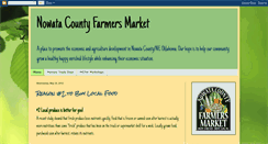 Desktop Screenshot of nowatacountyfarmersmarket.blogspot.com