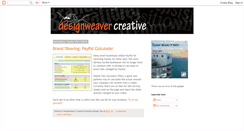 Desktop Screenshot of designweavercreative.blogspot.com