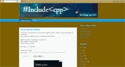 Desktop Screenshot of includecpp.blogspot.com