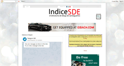 Desktop Screenshot of indicesde.blogspot.com