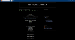 Desktop Screenshot of herbalhealthteam.blogspot.com