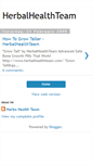 Mobile Screenshot of herbalhealthteam.blogspot.com