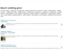 Tablet Screenshot of beachweddinggown.blogspot.com