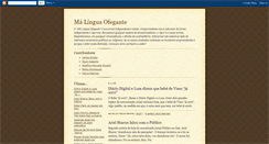 Desktop Screenshot of malinguaofegante.blogspot.com