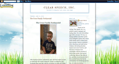 Desktop Screenshot of clear-speech.blogspot.com