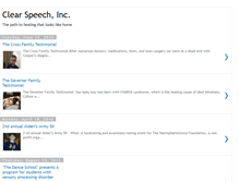 Tablet Screenshot of clear-speech.blogspot.com