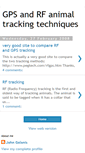 Mobile Screenshot of gps-animal-tracking.blogspot.com
