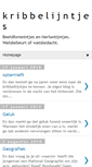 Mobile Screenshot of kribbelijntjes.blogspot.com