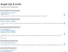 Tablet Screenshot of drupaltips-tricks.blogspot.com