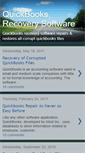 Mobile Screenshot of intuitquickbooksrecovery.blogspot.com