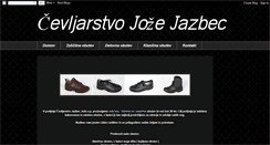 Desktop Screenshot of cevljarstvo-jazbec.blogspot.com