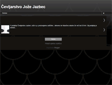 Tablet Screenshot of cevljarstvo-jazbec.blogspot.com