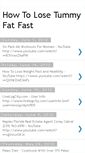 Mobile Screenshot of howtolosetummyfatfast.blogspot.com