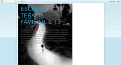 Desktop Screenshot of escuelaterapiafamiliar.blogspot.com