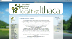 Desktop Screenshot of localfirstithaca.blogspot.com