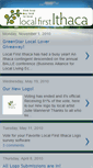 Mobile Screenshot of localfirstithaca.blogspot.com