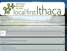 Tablet Screenshot of localfirstithaca.blogspot.com