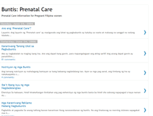 Tablet Screenshot of pagbuntis.blogspot.com