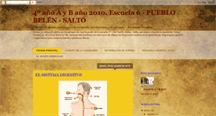 Desktop Screenshot of cuartoaybescuela6.blogspot.com
