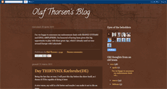 Desktop Screenshot of olafthorsen.blogspot.com