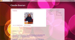 Desktop Screenshot of claudiabosman.blogspot.com