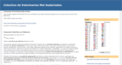 Desktop Screenshot of colectivoveterinarios.blogspot.com