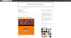 Desktop Screenshot of greenmourning.blogspot.com