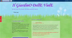Desktop Screenshot of giardinodelleviole.blogspot.com