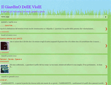 Tablet Screenshot of giardinodelleviole.blogspot.com