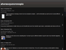 Tablet Screenshot of ahorasoyuncronopio.blogspot.com