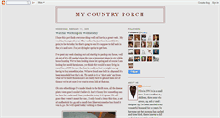 Desktop Screenshot of mycountryporch.blogspot.com