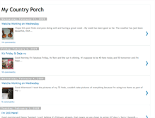 Tablet Screenshot of mycountryporch.blogspot.com