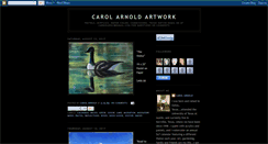Desktop Screenshot of carolarnoldart.blogspot.com