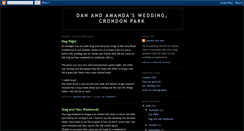 Desktop Screenshot of dannyandmandyswedding.blogspot.com