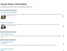 Tablet Screenshot of harga-suzuki.blogspot.com