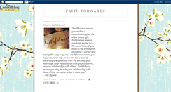 Desktop Screenshot of faithforwards.blogspot.com