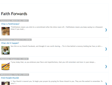 Tablet Screenshot of faithforwards.blogspot.com