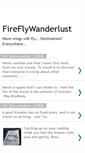 Mobile Screenshot of fireflywanderlust.blogspot.com