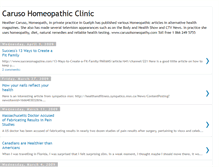 Tablet Screenshot of carusohomeopathy.blogspot.com