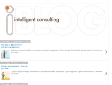 Tablet Screenshot of intelligentconsulting.blogspot.com