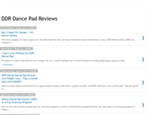 Tablet Screenshot of ddrpadreviews.blogspot.com