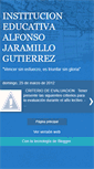 Mobile Screenshot of iealfonsojaramillo.blogspot.com