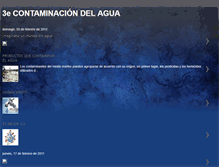 Tablet Screenshot of 3econtaminaciondelagua.blogspot.com