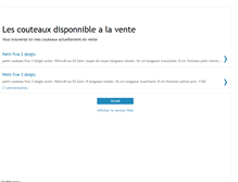 Tablet Screenshot of couteaux-du-cam-vendre.blogspot.com