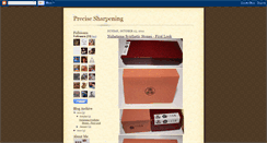 Desktop Screenshot of precisesharpening.blogspot.com