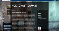 Desktop Screenshot of holygostdomain.blogspot.com